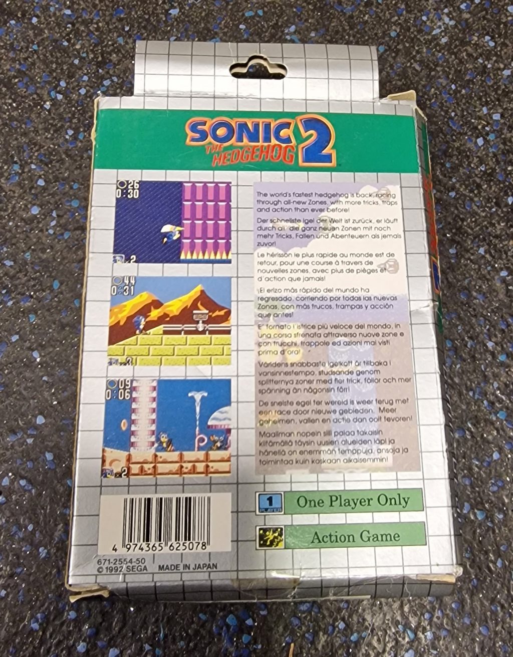 Sonic 2 Game Gear Gamegear - Jeux vidéo