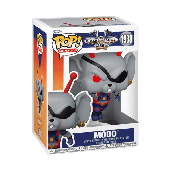 **PRE ORDER** Biker Mice From Mars Pop! Animation Vinyl Figure Modo 9 cm - Image 2