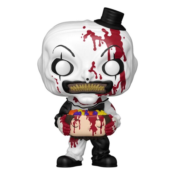 **PRE ORDER - ETA END OCT** Terrifier 2 POP! Movies Vinyl Figure Art the Clown with Candy Filled Head 9 cm