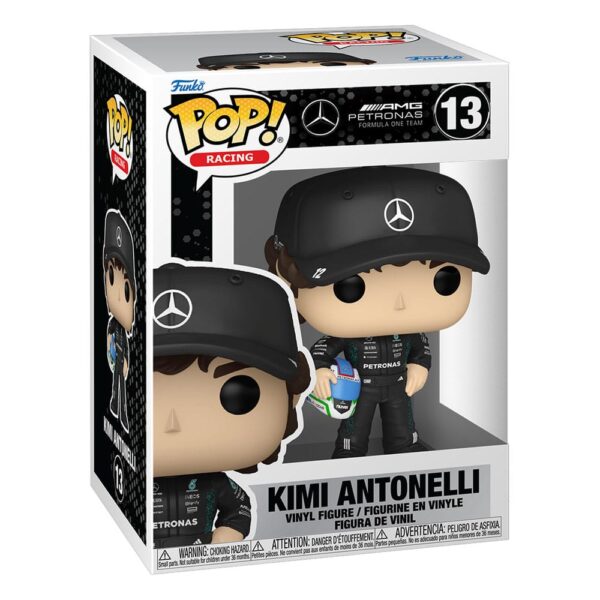 **PRE ORDER - ETA END NOV** Formula One POP! Racing Vinyl Figure Kimi Antonelli 9 cm - Image 2