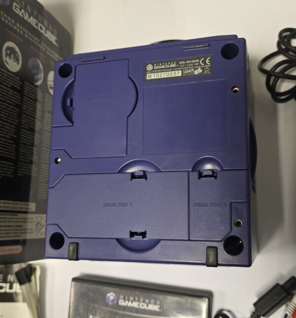 Nintendo Game Cube - Purple with Official Controller & Matrix Game (Pre Owned) - Image 5