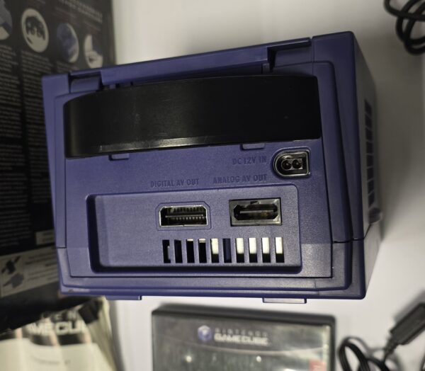 Nintendo Game Cube - Purple with Official Controller & Matrix Game (Pre Owned) - Image 3