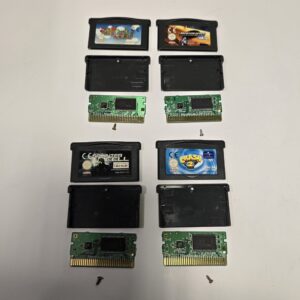 GBA - 4 x Game Bundle. Need for Speed, Super Mario Advance, Splinter Cell & Crash Bandicoot 2 (Cartridge Only) (Pre Owned)