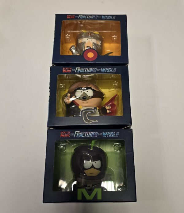 3 x Ubi Collectibles - South Park The Fractured But Whole Vinyl Figures 8.5 cm (Pre Owned)