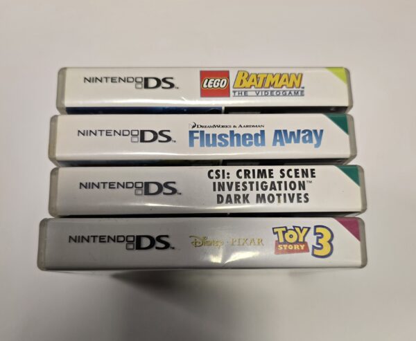 Nintendo DS - 4 x Game Bundle. Toy Story 3, CSI, LEGO Batman & Flushed Away - Image 3