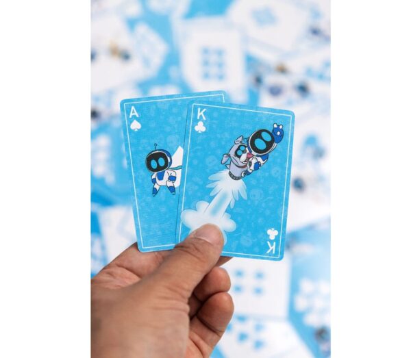 **ETA END OCT** Astro Bot Playing Cards Metal - Image 2