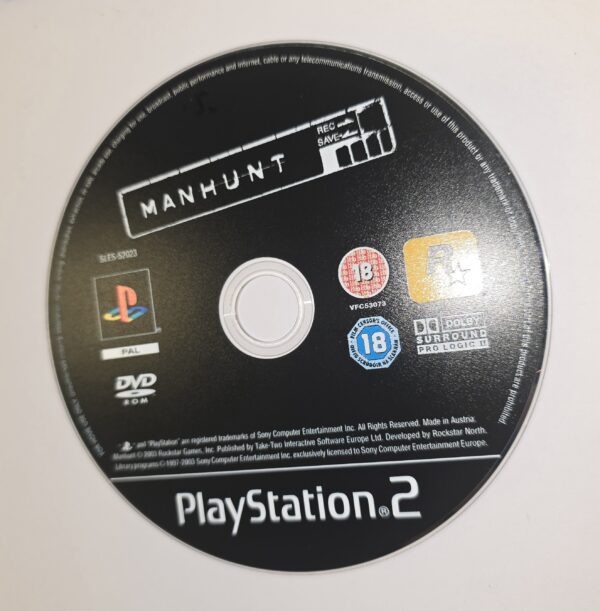 PS2 - Manhunt by Rockstar Games (2003) (Pre Owned) - Image 3