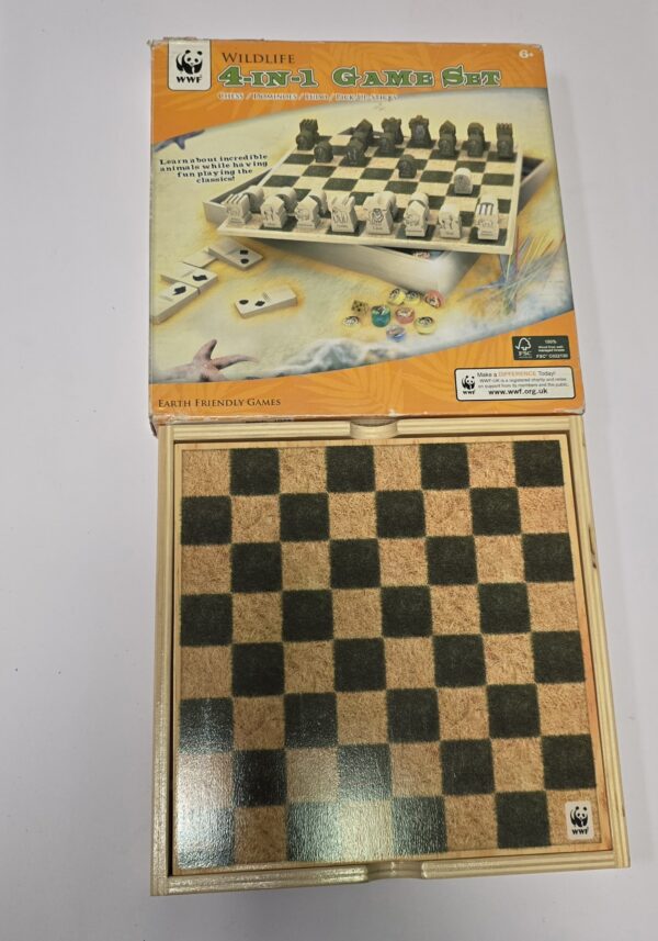 Board Game - WWF Wildlife 4-in-1 Game Set (Pre Owned) - Image 3
