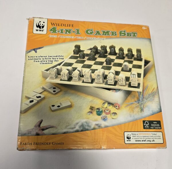 Board Game - WWF Wildlife 4-in-1 Game Set (Pre Owned) - Image 5