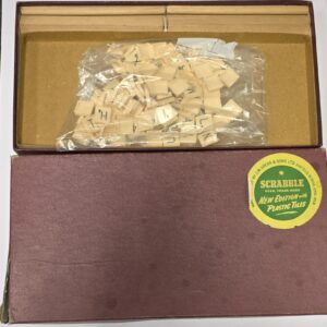 Board Game - 1950's Vintage Scrabble by J. W. Spear & Sons (Pre Owned)