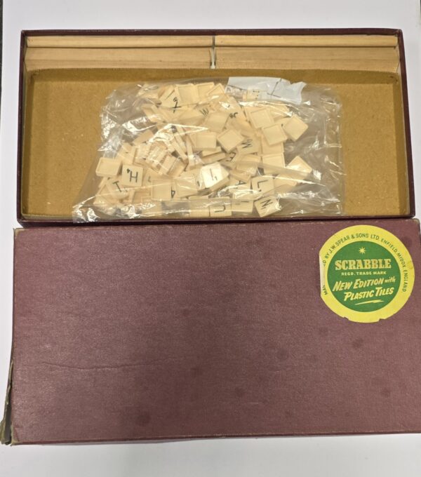 Board Game - 1950's Vintage Scrabble by J. W. Spear & Sons (Pre Owned)