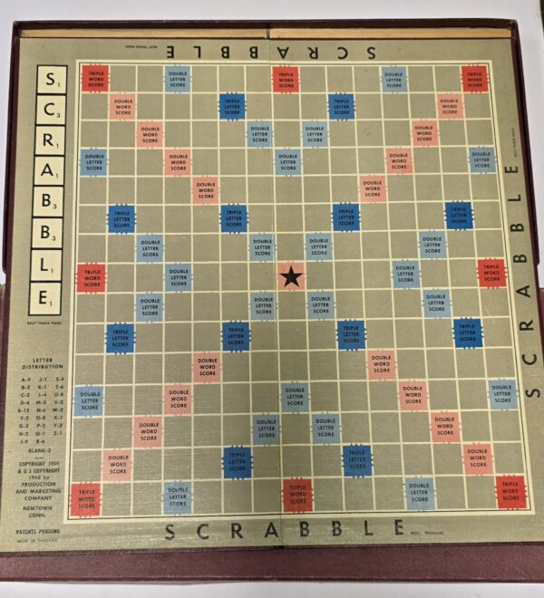 Board Game - 1950's Vintage Scrabble by J. W. Spear & Sons (Pre Owned) - Image 2