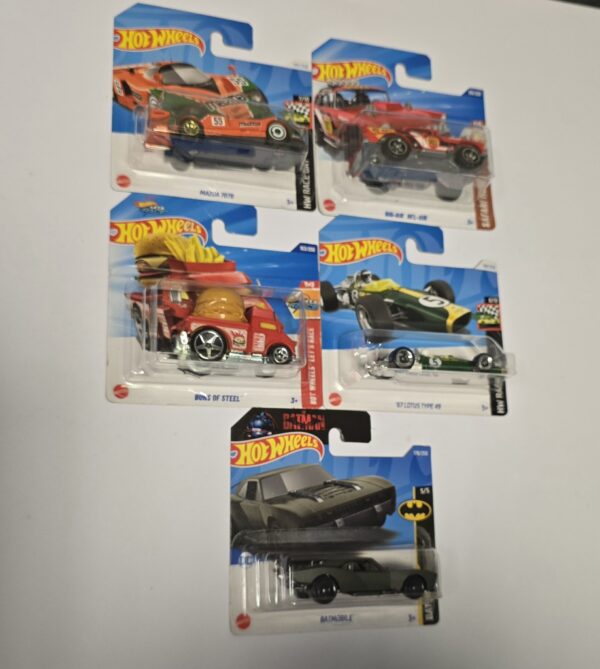 Hot Wheels Bundle Mazda, Big-Air, 67 Lotus, Batmobile, Buns