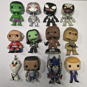 Funko - Pop! Vinyl 12x Figure Bundle Marvel, Star Wars, ect (Pre Owned - Loose)