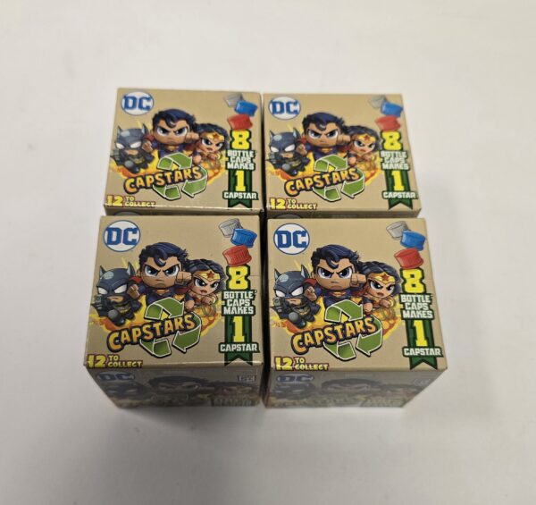 4 x DC Comics Capstars Mini Figures Blind Box - Image 2