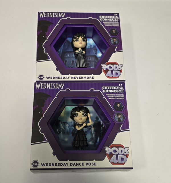 WOW! 2x PODS 4D Wednesday Addams School Dance & Nevermore