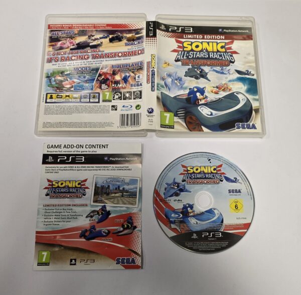 PS3 - Sonic All-Stars Racing Transformed + DLC (Pre Owned) - Image 2