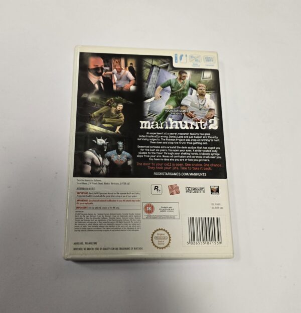 WII - Manhunt 2 (No Book - Pre Owned) - Image 4