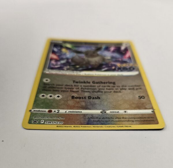 TCG - Pokémon Radiant Eevee Holo Promo #SWSH230 & Mouse Mat (Pre Owned) - Image 6