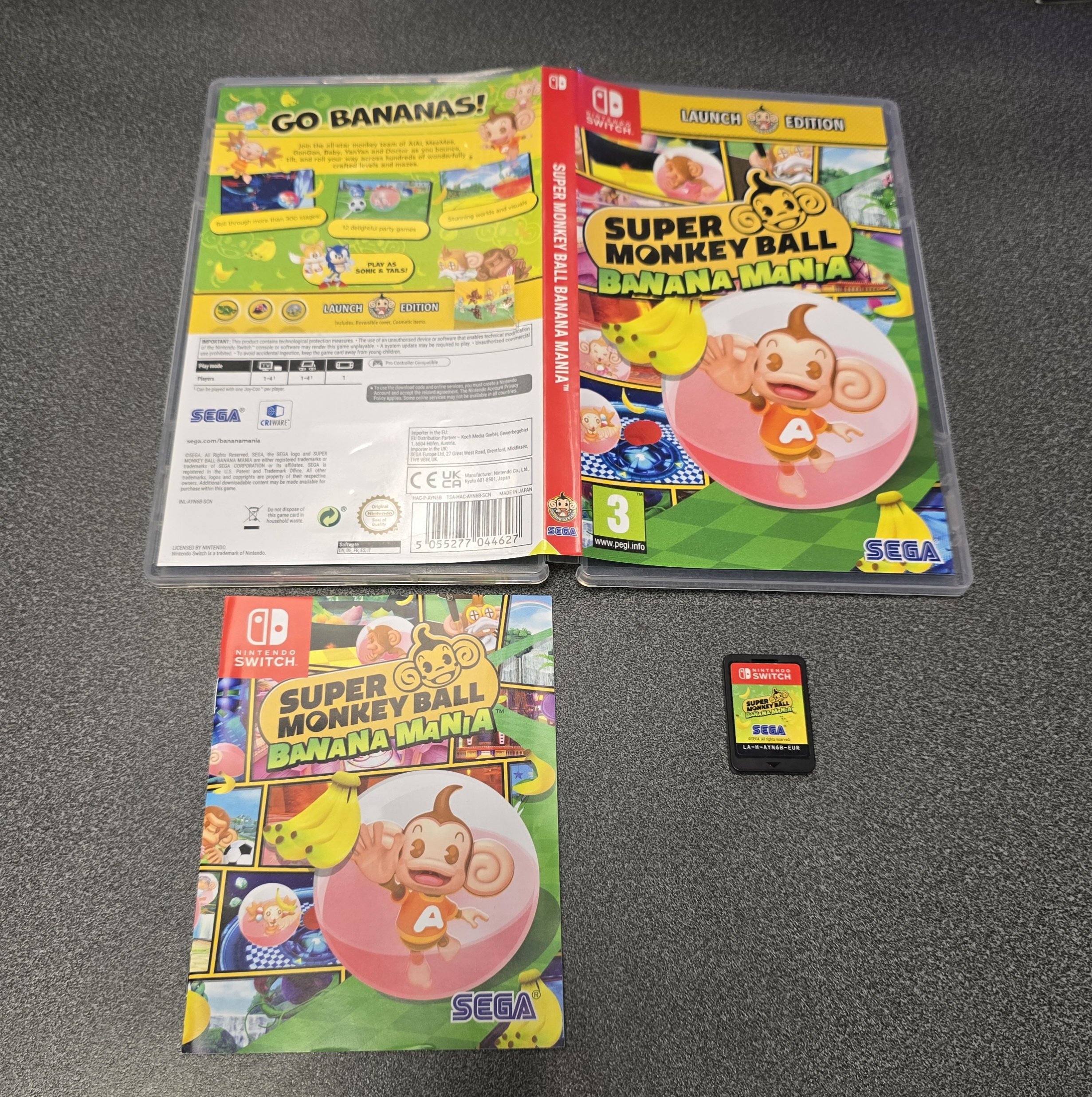 SWITCH - Super Monkey Ball Banana Mania (Pre Owned)