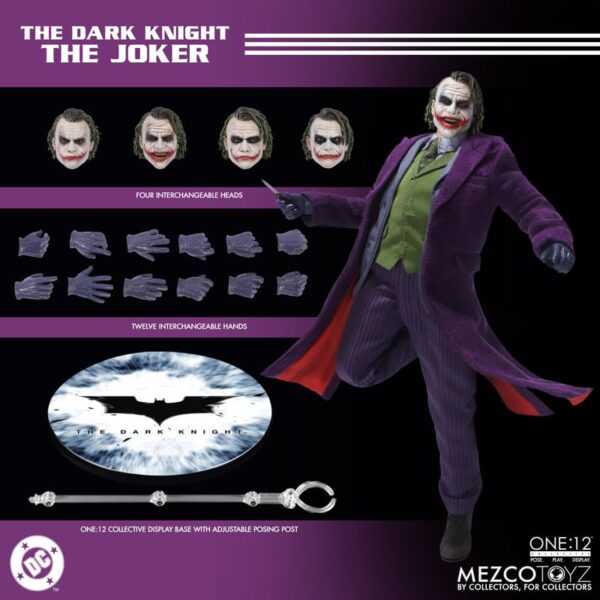 ETA MID OCT 2026 - Mezco The Dark Knight Joker One:12 Collective - Image 2