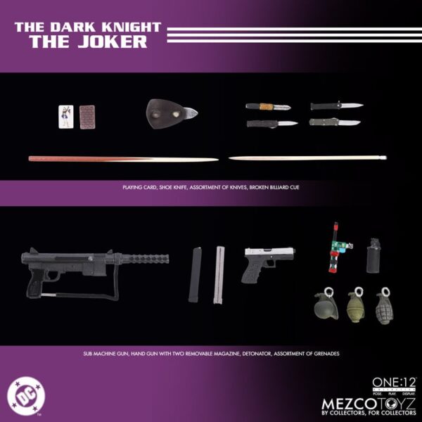 ETA MID OCT 2026 - Mezco The Dark Knight Joker One:12 Collective - Image 3