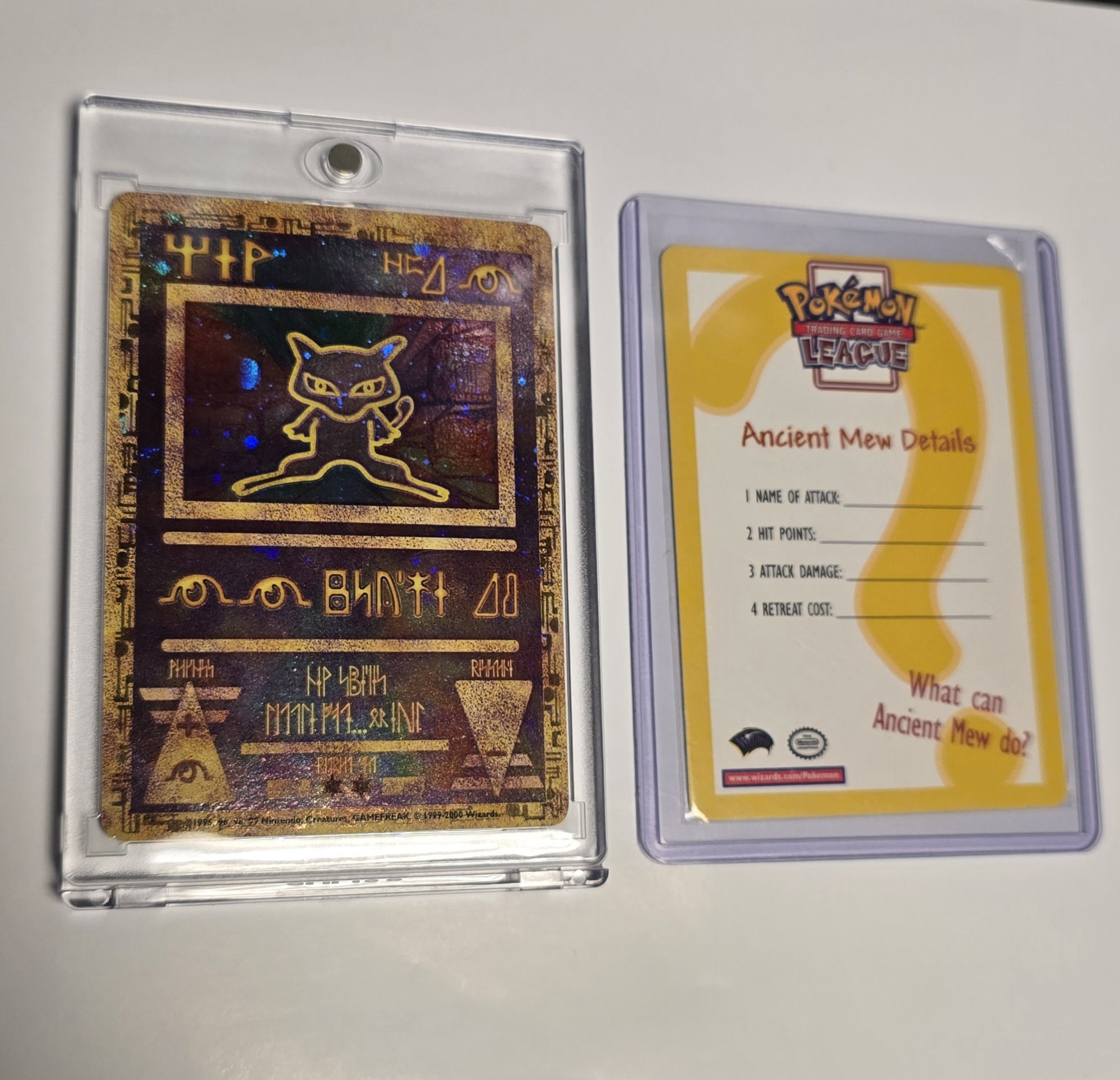 Pokemon -TCG Ancient Mew Cosmos Holo Movie Promo (Pre Owned)