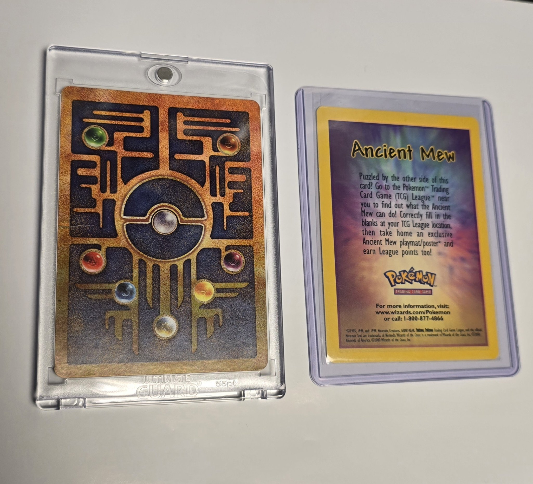 Pokemon -TCG Ancient Mew Cosmos Holo Movie Promo (Pre Owned) - Image 2