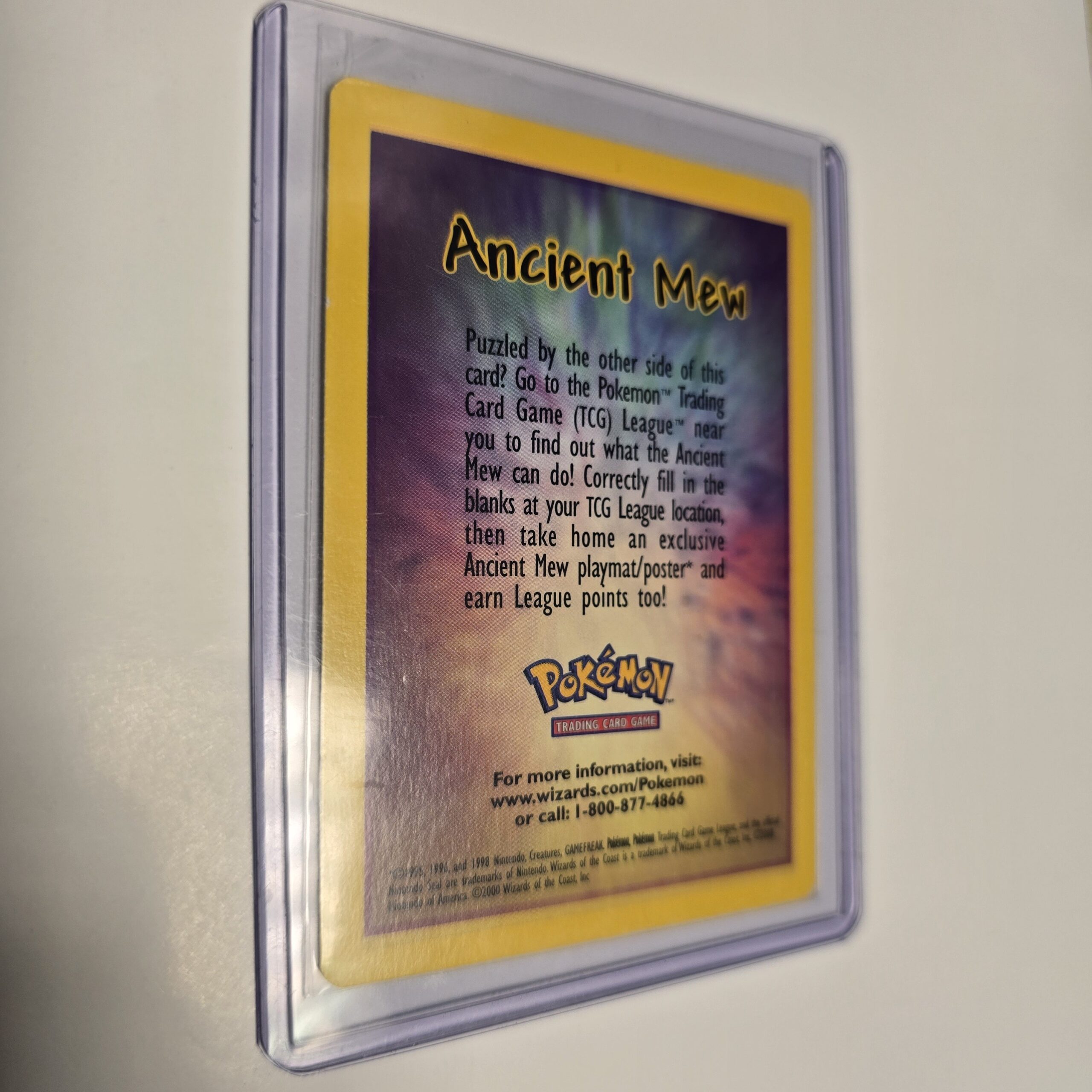 Pokemon -TCG Ancient Mew Cosmos Holo Movie Promo (Pre Owned) - Image 12