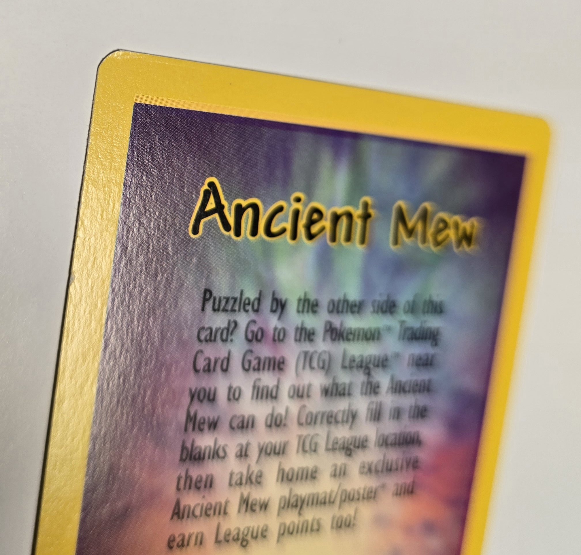 Pokemon -TCG Ancient Mew Cosmos Holo Movie Promo (Pre Owned) - Image 13