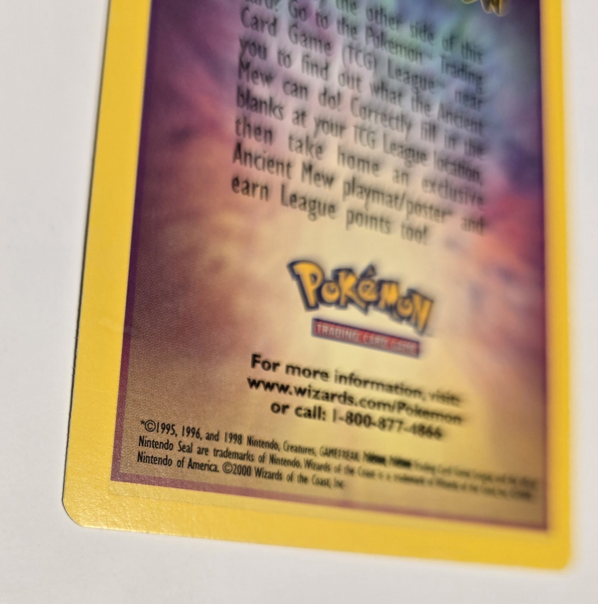 Pokemon -TCG Ancient Mew Cosmos Holo Movie Promo (Pre Owned) - Image 16