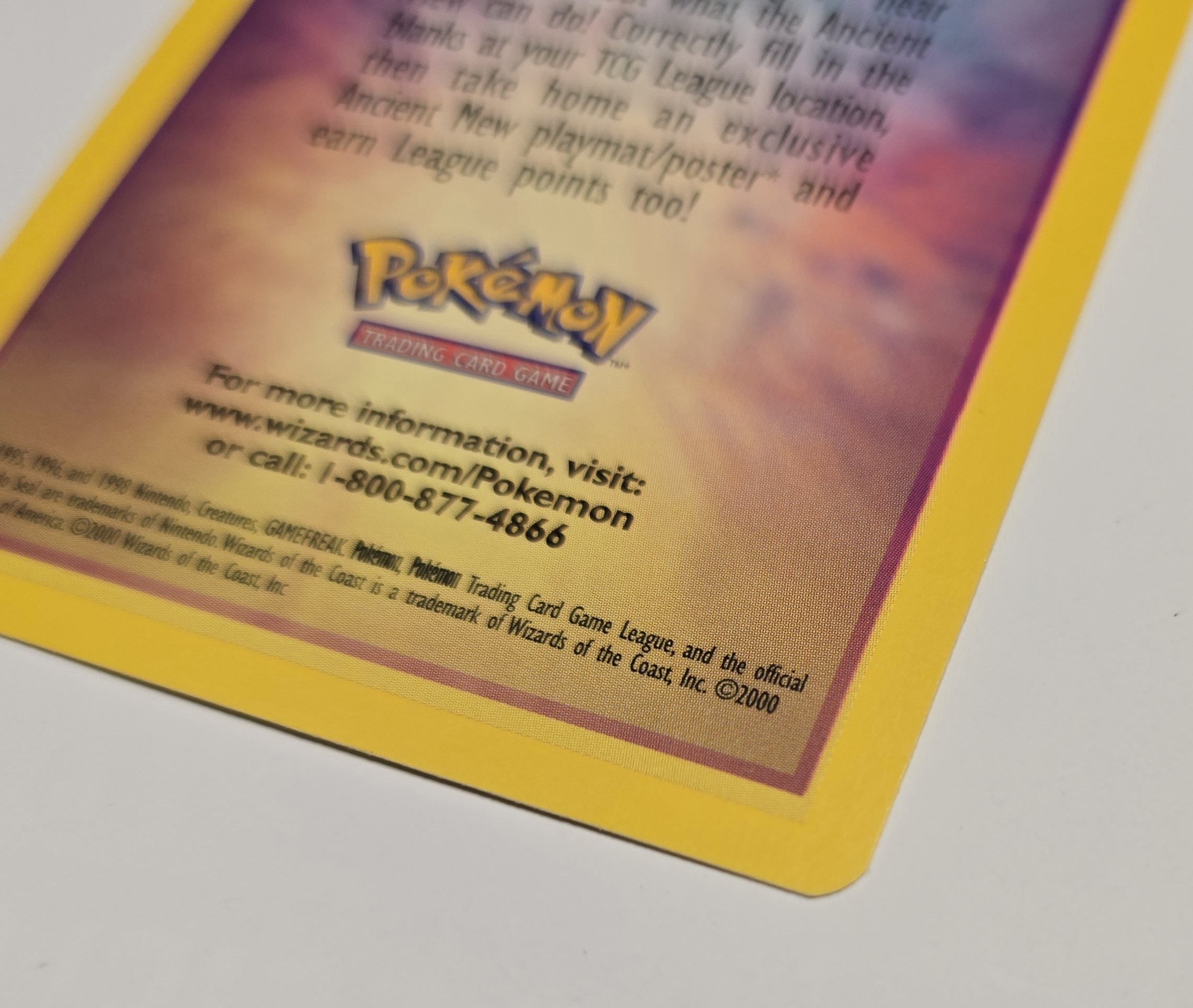 Pokemon -TCG Ancient Mew Cosmos Holo Movie Promo (Pre Owned) - Image 15