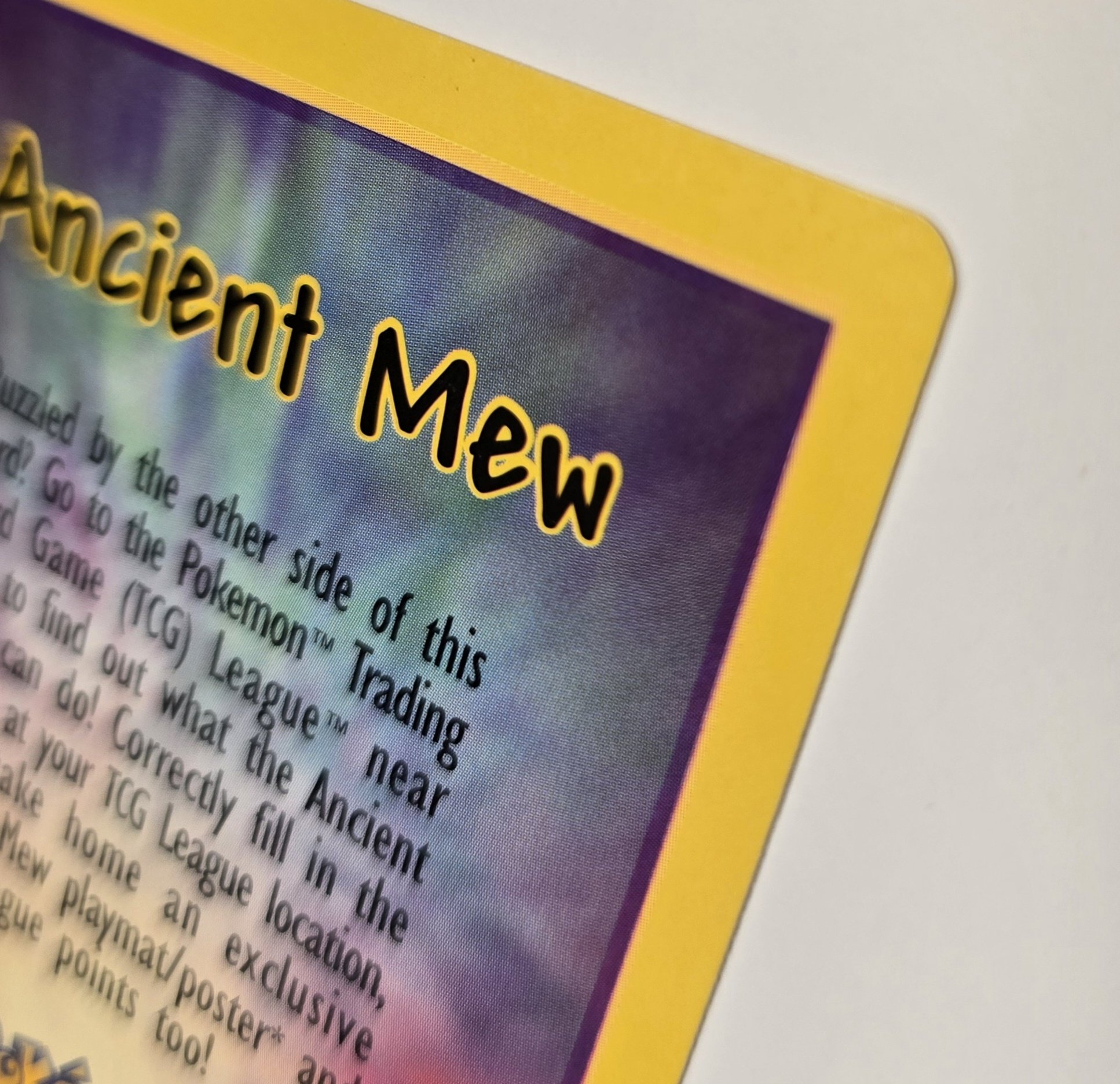 Pokemon -TCG Ancient Mew Cosmos Holo Movie Promo (Pre Owned) - Image 14
