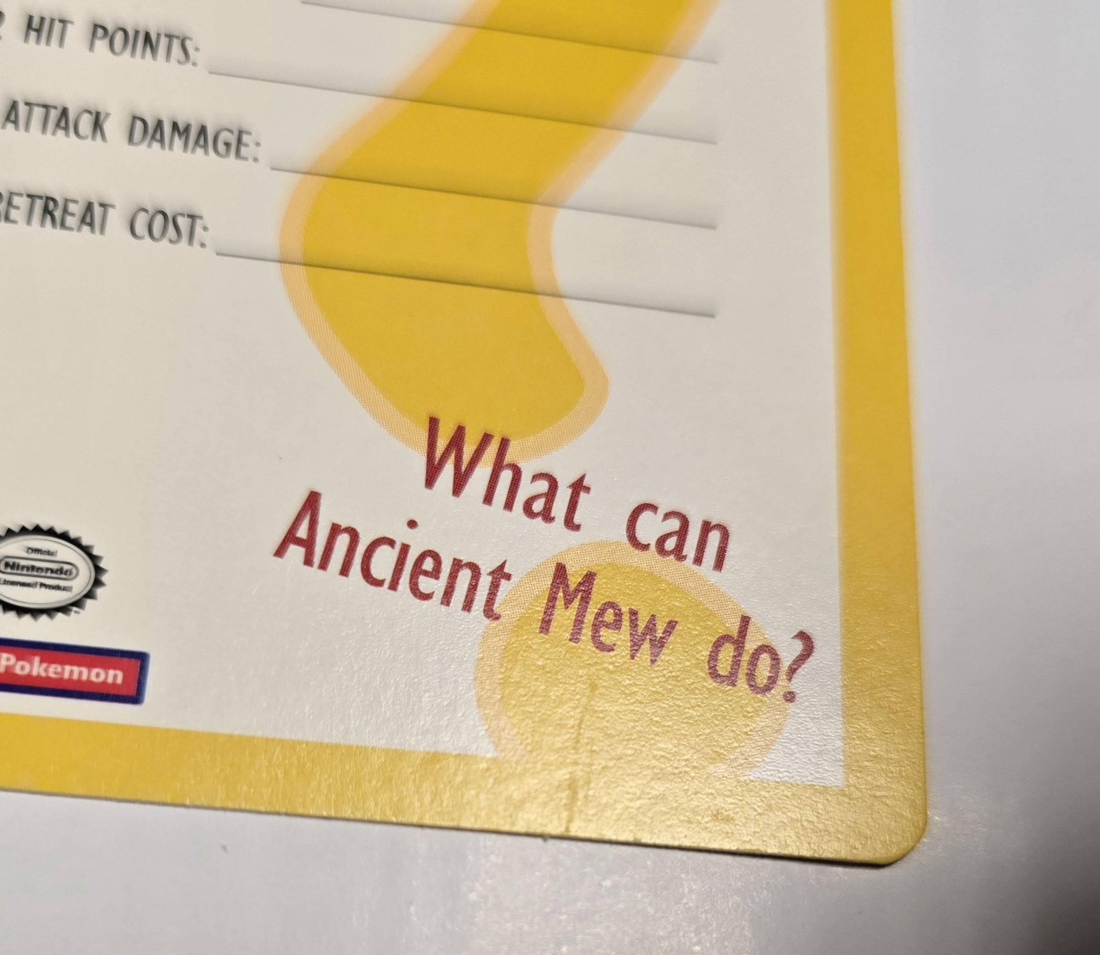 Pokemon -TCG Ancient Mew Cosmos Holo Movie Promo (Pre Owned) - Image 19