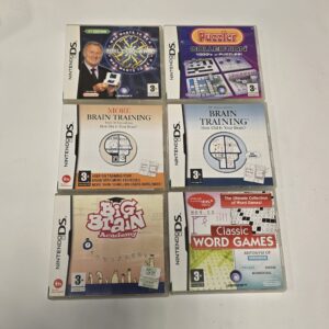 DS - 6x Puzzle Brain Games Bundle (Pre owned)