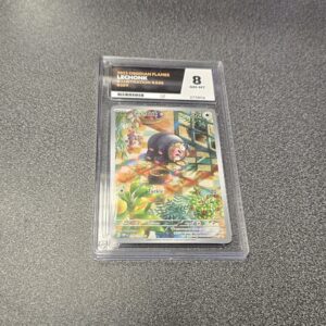 POKÉMON - TCG Holo Lechonk #209 Illustration Graded 8 by ACE (Pre Owned)