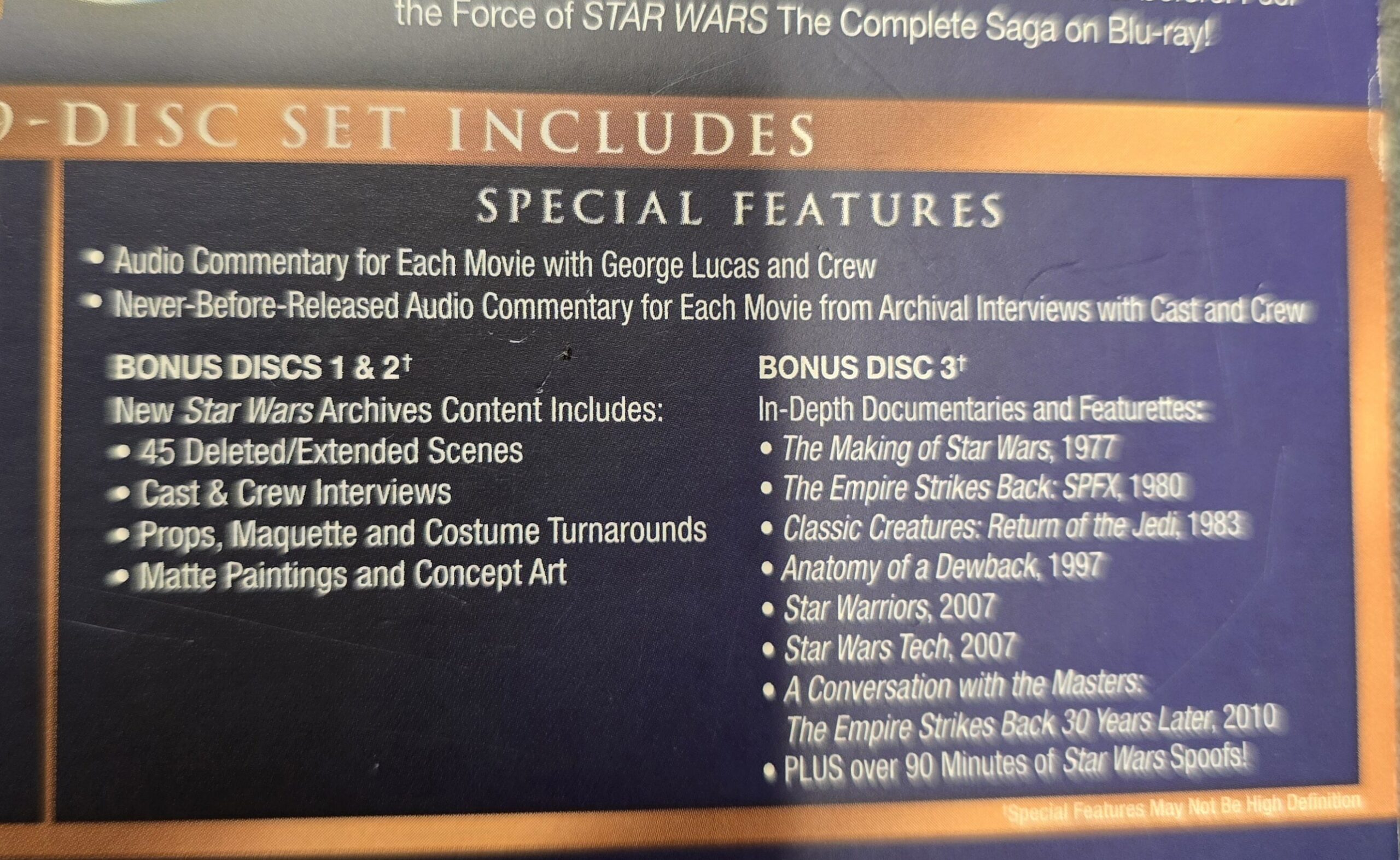 Blu-Ray - Star Wars - The Complete Saga Boxset (Pre Owned) - Image 10