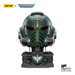 ETA END APRIL 26 - Warhammer 40,000: Dark Angels MkX Helmet & Display Stand 44 cm