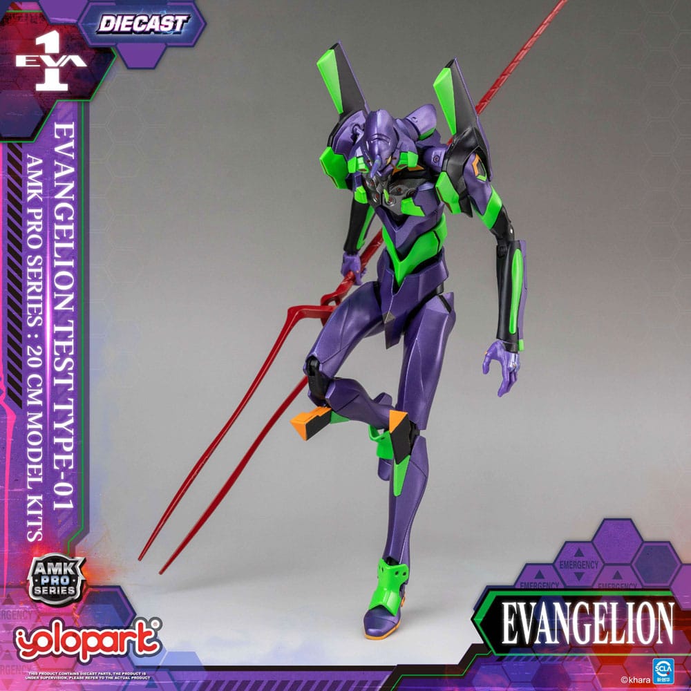 ETA END FEB 26 - Neon Genesis Evangelion Plastic Model Kit Eva-01 Test Type - Image 3
