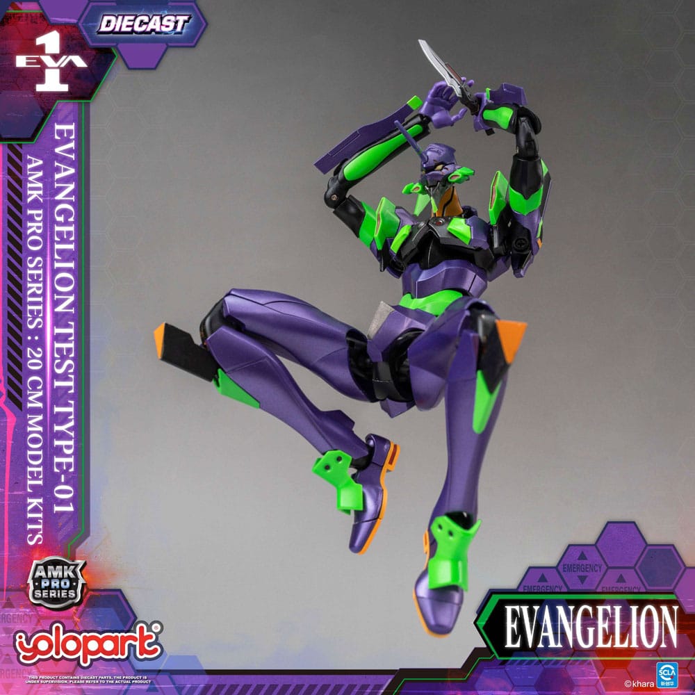 ETA END FEB 26 - Neon Genesis Evangelion Plastic Model Kit Eva-01 Test Type - Image 11