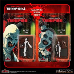 ETA END SEPT 26 - Terrifier Set Featuring Art The Clown and The Little Pale Girl