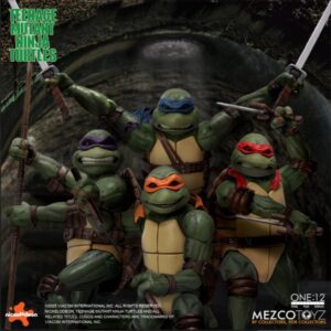ETA END NOV 2026 - TMNT 1990 Movie ONE:12 Collective Box Set (4 Figures)