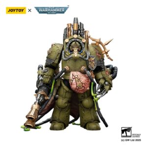 ETA END APRIL - Warhammer 40,000 Death Guard Lord of Virulence & Twin Plague Spewer 14 cm