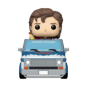 ETA END JUNE - Stranger Things POP! Rides Steve w/ Squawk Van Exclusive 9 cm