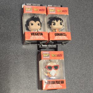 FUNKO - 3 x Pocket Pops Keychain Dragon Ball Z (Pre Owned)