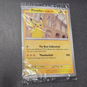 Pokémon Jumbo Card - Pikachu at the Museum