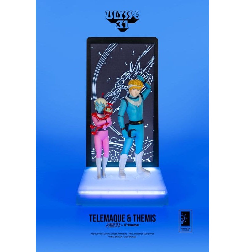 ETA END SEPT - Ulysse 31 Neon Figure 1/9 Telemachus & Themis 20 cm