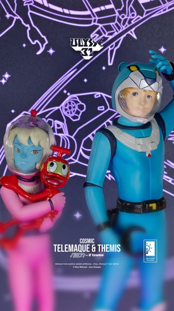 ETA END SEPT - Ulysse 31 Neon Figure 1/9 Telemachus & Themis Cosmic Version 20 cm - Image 2