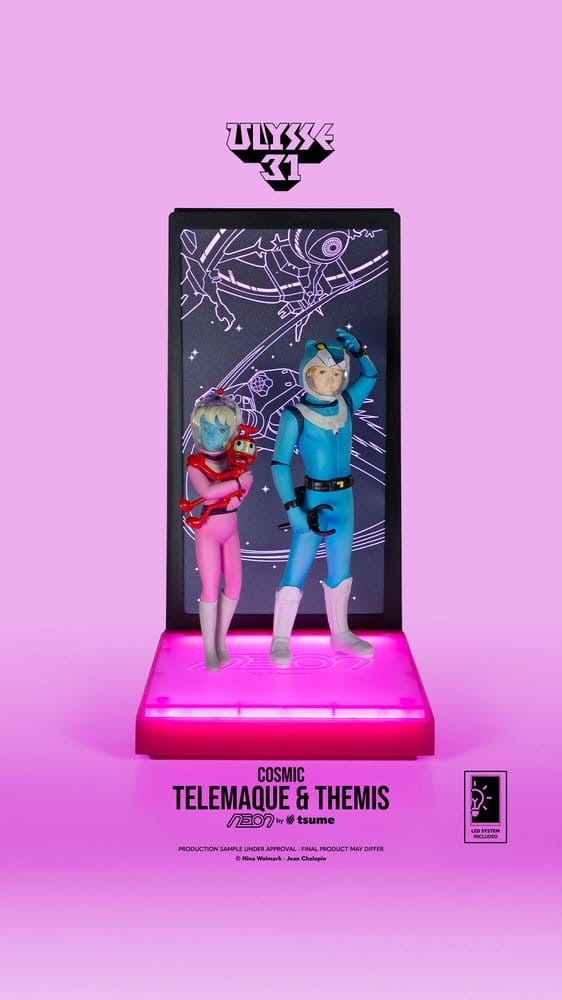 ETA END SEPT - Ulysse 31 Neon Figure 1/9 Telemachus & Themis Cosmic Version 20 cm - Image 3