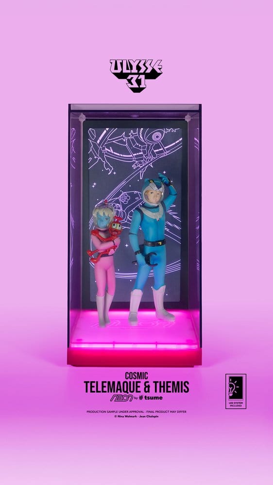 ETA END SEPT - Ulysse 31 Neon Figure 1/9 Telemachus & Themis Cosmic Version 20 cm - Image 4